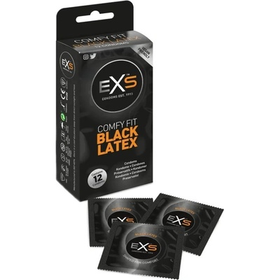 EXS Condoms Blatex - черни презервативи (12 бр. )