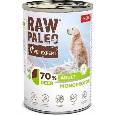 Raw Paleo Monoproteínové krmivo pre dospelých psov s jeleňom 400 g