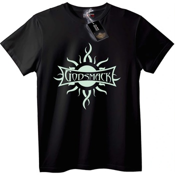 NOONEBRAND Тениска Godsmack Слънце Лого - S, White