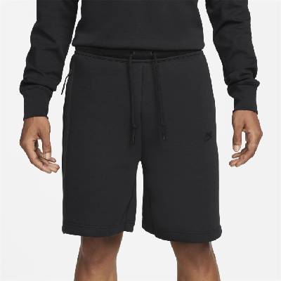 Nike Поларени къси панталони Nike Sportswear Tech Fleece Men's Shorts - Black/Black