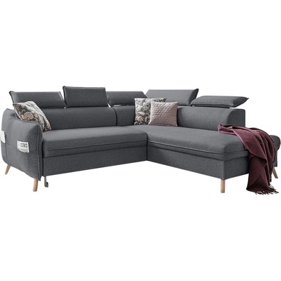 Miuform Тъмно сив ъглов разтегателен диван десен ъгъл Sweet Harmony - Miuform (Sweet Harmony 2QL-HAEECR MA95)