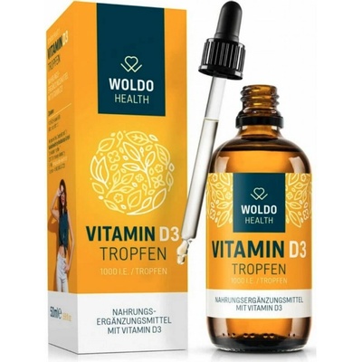 WoldoHealth Vitamín D3 1000 IU 50 ml