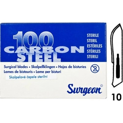 SURGEON Čepielka č.10 100 ks
