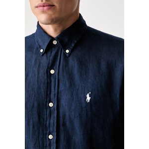 Ralph Lauren риза мъжка от лен Long Sleeve Sport Shirt (710966294) - answear - 361,63 лв