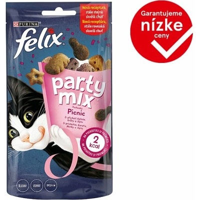 Felix Party Mix maškrty Picnic Mix kura, morka 60 g