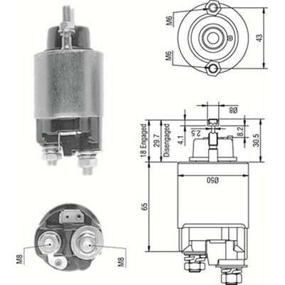 MAGNETI MARELLI Elektromagnetický spínač, startér 940113050233