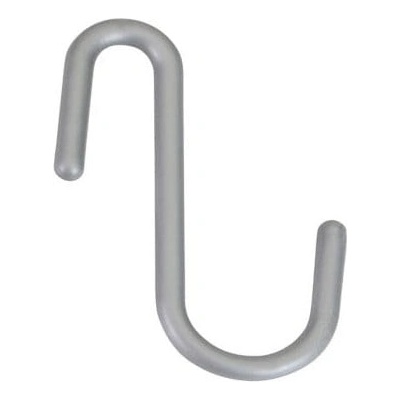 Metaltex Висящи пластмасови комплект куки 6 бр. в сребрист цвят City - Metaltex (350708 000)