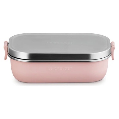 Le creuset obedový box 0,90 l Ružová