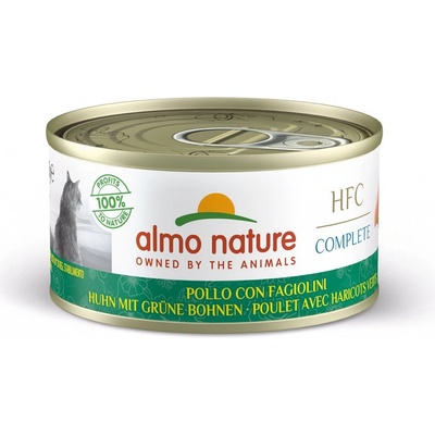 Almo Nature HFC Complete kuře se zelenými fazolkami 24 x 70 g