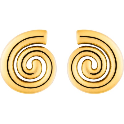 Franco Bene Zatočené náušnice pozlacené 348