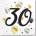 Procos Салфетки с число 30 (20 бр)