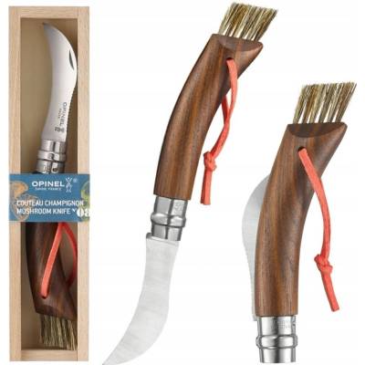 OPINEL č. 08 na huby BLACK tmavý orech