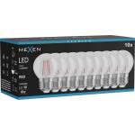 Mexen Vintis 10x LED крушка с нажежаема жичка E27, G45, 4W, 55 lm, червена - L156-E27-04XX-45x10 (L156-E27-04XX-45x10)