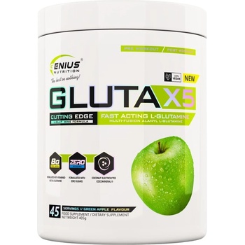 Genius Nutrition Gluta - X5 [405 грама] Зелена ябълка