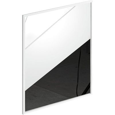 Kapitan Правоъгълно/квадратно огледало с рамка в цвят бял мат, от 40 до 100 см (BM Mirror 40-100/ХХ white frame/66/)