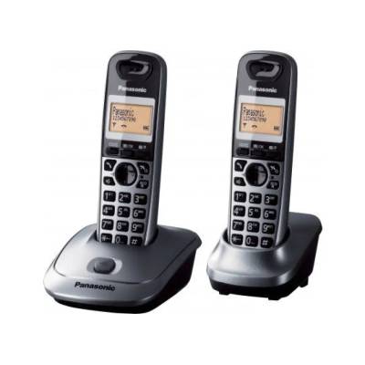Panasonic KX-TG2512 DECT телефон Сив Caller ID (KX-TG2512PDT)