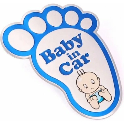 4CAR Samolepka dítě v autě pro kluky "BABY IN CAR" |