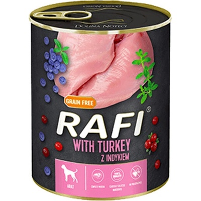 Rafi Dog Adult Morčacie s čučoriedkami 800 g