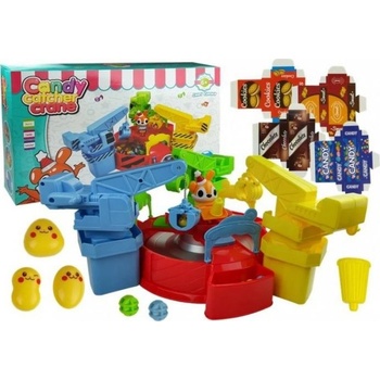 LEAN Toys Rotating Candy Catcher - въртяща се игра за хващане на бонбони за до 3 играчи (4520) (4520)