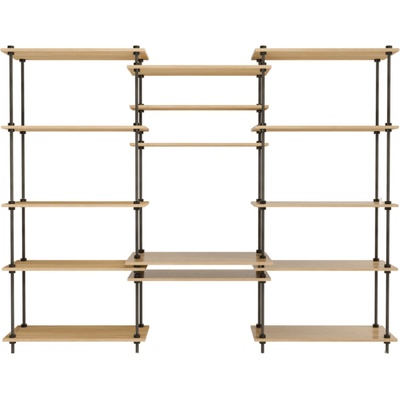 AR SHELVING Psací stůl s regálem (185x235x35/52,5 cm)