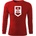 DRAGOWA FIT-T Тениска с дълъг ръкав Army Boy, червена, 160 г/м2 (5590)