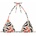 Hurley Дамско бикини горнище Hurley Women's Triangle Print Bikini top - Creek Bone (150-6755-0112)