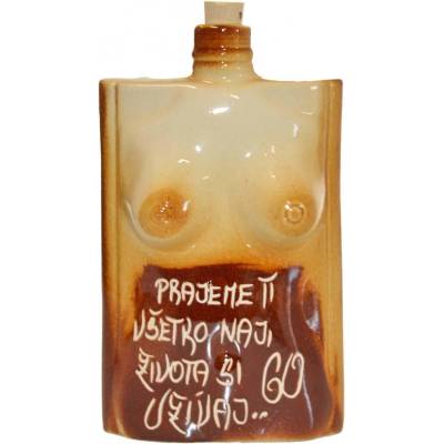 Keramická ploskačka telo ženy K 60. narodeninám