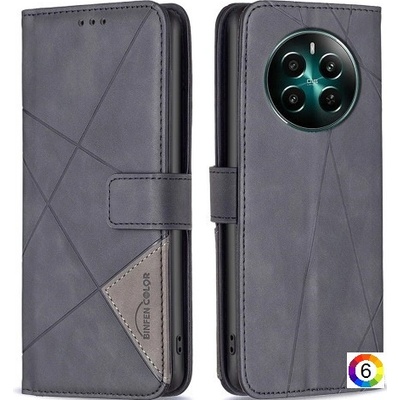 realme 12 4G / 12+ 5G BINFEN COLOR Magnetic Wallet Калъф и Протектор