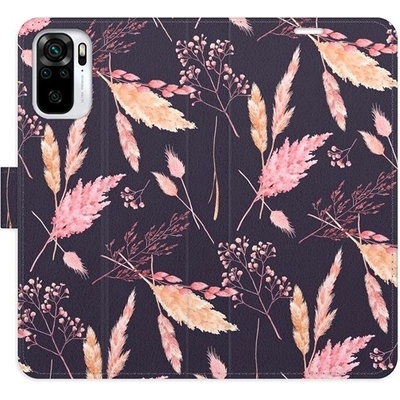 Pouzdro iSaprio flip Ornamental Flowers 02 Xiaomi Redmi Note 10 / Note 10S