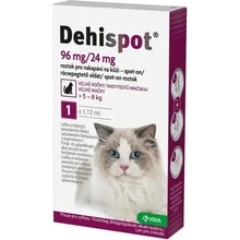 Dehispot 96mg/24mg spot-on 1 x 1,12 ml