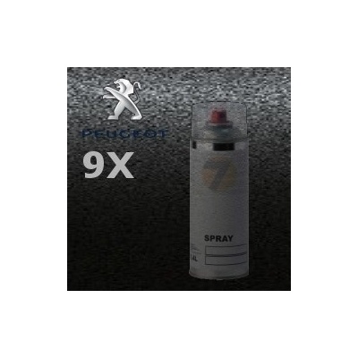 PEUGEOT 9X NOIR OBSIDIEN metalická barva Sprej 400ml