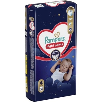 Pampers Нощни гащички Pampers Night Pants 4 (9-15 кг. ) - 52 броя