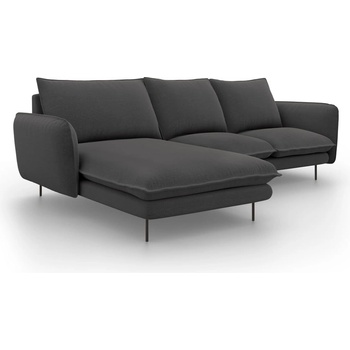 Cosmopolitan Design Тъмносив ъглов диван , ляв ъгъл Vienna - Cosmopolitan Design (COS_LC_52_F1_VIENNA4)