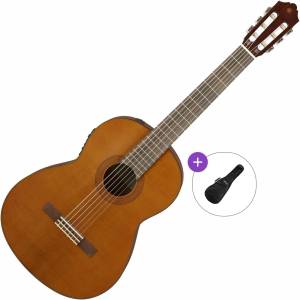 Yamaha CGX122MC Basic SET 4/4 Red Cedar-Natural Класическа китара с предусилвател