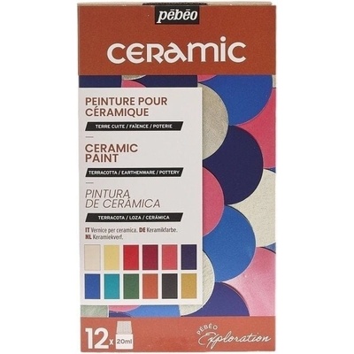 Pébéo 757451 Комплект бои за керамика Exploration Set 12 x 20 ml (757451)