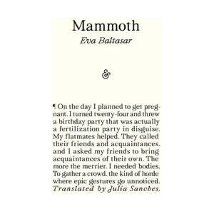 Mammoth | Julia Sanches (ISBN: 9781916751002)