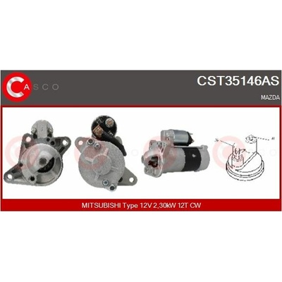 Štartér CASCO CST35146AS