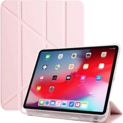 AppleKing pouzdro s origami stojánkem a prostorem na Apple Pencil pro iPad 10,9" (2022) / 11" (2025) růžové