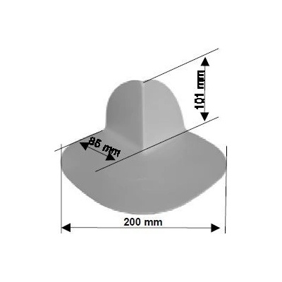 Rohová tvarovka SIKAPLAN S-Corner PVC 90° A, vnější roh (světle šedá)