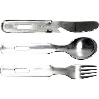 BasicNature Прибори за трекинг BasicNature Biwak 3 сегмента (557000)