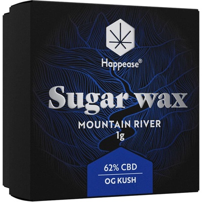 Happease Extrakt Mountain River Sugar Wax, 62% CBD 1g