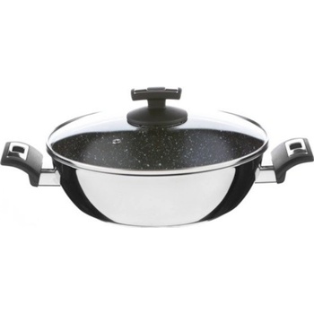 Kolimax CERAMMAX PRO COMFORT s úchyty se skleněnou poklicí granit 26 cm