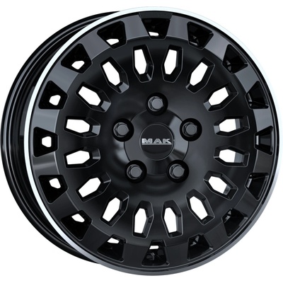 MAK OVERLAND 7x17 5x130 ET62 gloss black Mirror Ring