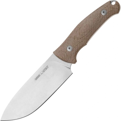 Viper Coltello s pevnou čepelí z oceli N690 s povrchovou úpravou stonewashed a polovičním tangem
