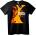 NOONEBRAND Тениска Jalense La Grena - 2XL, Black