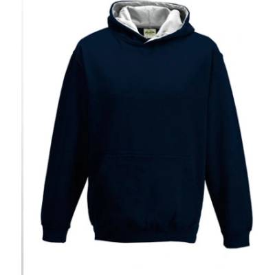 Just Hoods detská mikina s kapucňou JH003J New French Navy