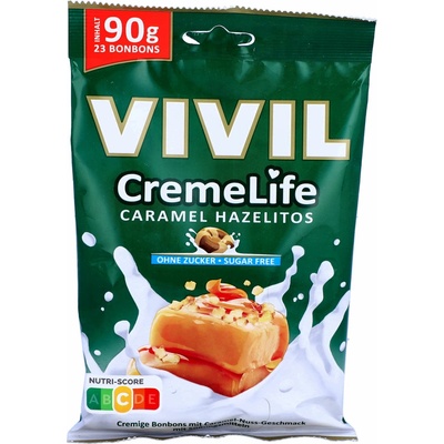 Vivil CremeLife Karamel lísk.oříšek bez cukru 90 g