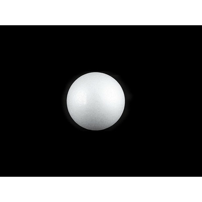 Koule Ø2,5 cm polystyren bílá sněžná 20 ks