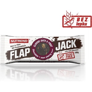 Nutrend Flapjack Gluten Free Вкус: Шоколад + банан с тъмен шоколад