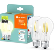 LEDVANCE SADA 2x LED Stmívatelná žárovka SMART+ A60 E27/6W/230V 2700K